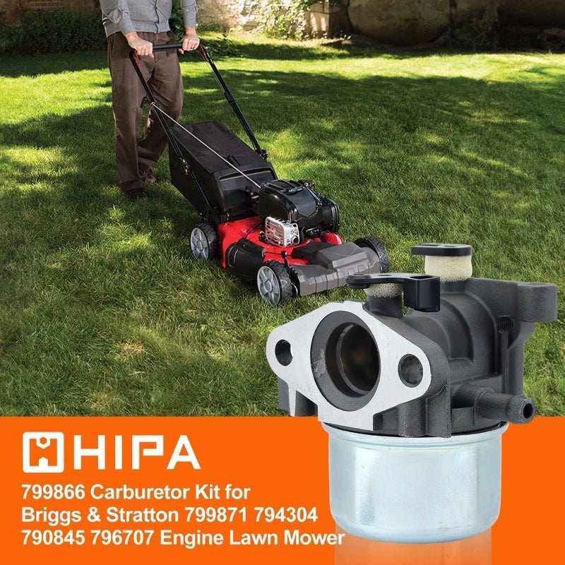 HIPA 799866 Carburetor for 799871 794304 796707 790845 Craftsman 675 190cc 6.75HP Engine Toro 190CC Walk Behind Lawn Mower - Image 2